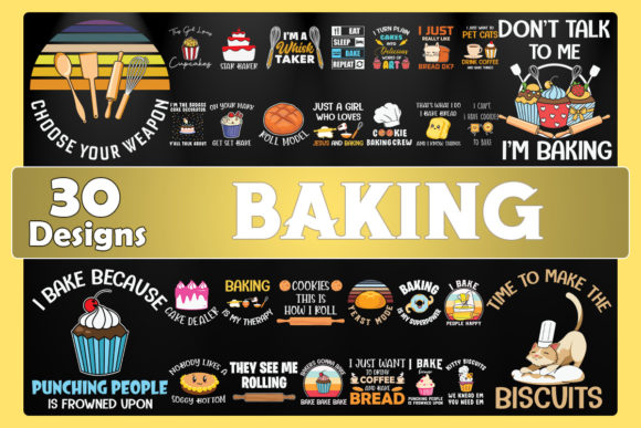 Baking Bundle: Graphics and Crafts for Brand Designers