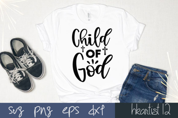Child of God SVG: A Faith-Filled Graphic Design Asset for Crafts & Branding
