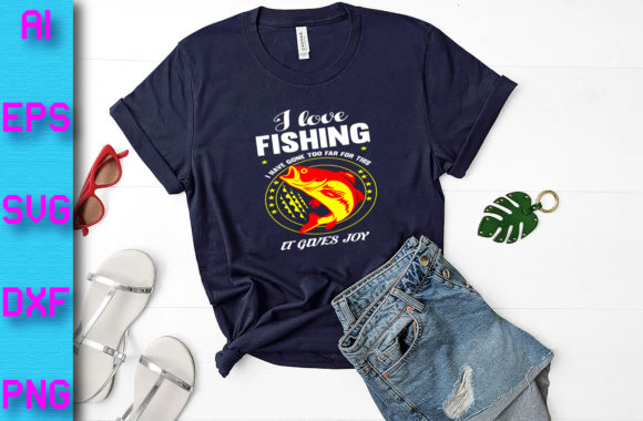 I Love Fishing: Graphics and Print Templates for Publishers