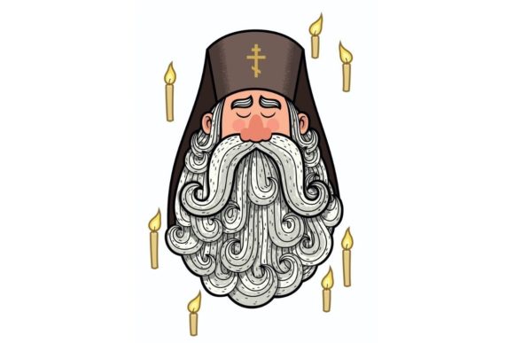 Orthodox Priest Graphics & Illustrations for Crafting