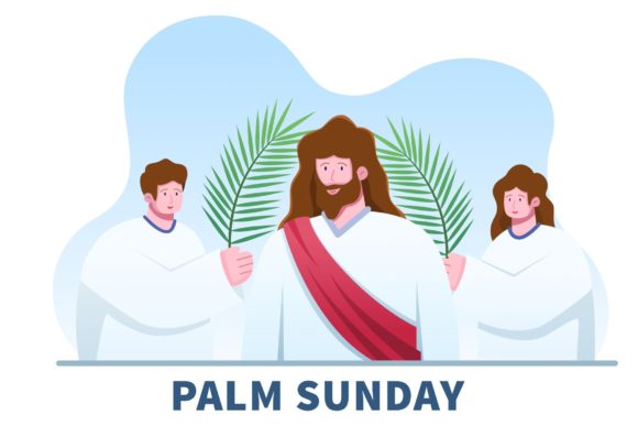 Palm Sunday Before Easter Celebration Graphics