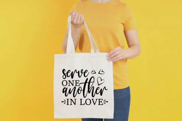 Serve One Another in Love Svg Vector Graphics